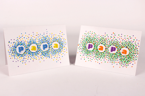 Carte confettis